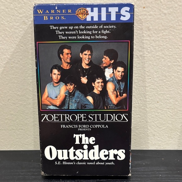 Warner Bros. The Outsiders VHS - Black and Blue - Picture 1 of 3